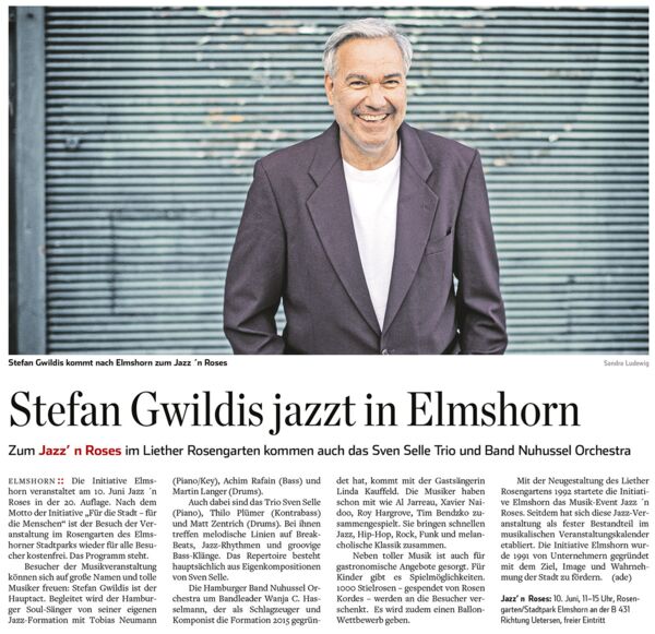 Stefan Gwildis jazzt in Elmshorn.